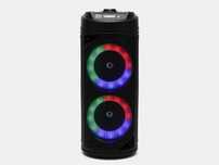 Беспроводная караоке калонка с RGB подсветкой, микрофоном и пультом