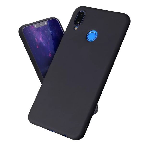 Huawei Y7 Y6 Y6p Y6s P SMART 2019 / Тънък черен мат кейс