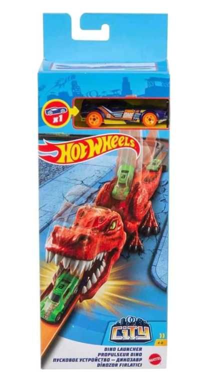 Set de joaca Hot Wheels City - Lansator Dino