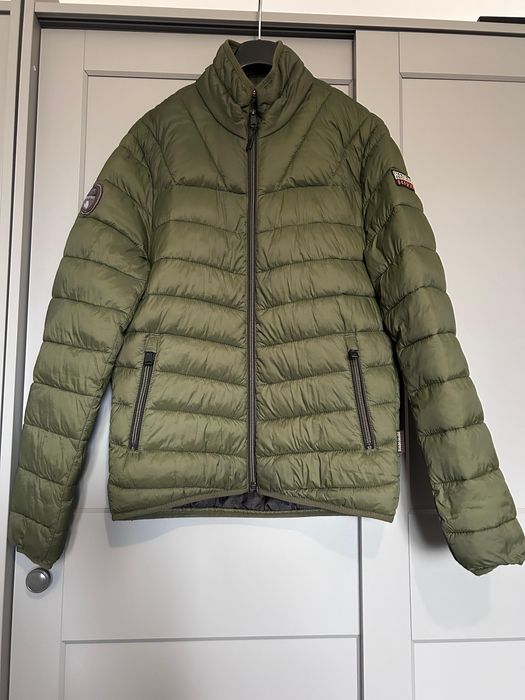 Geaca Napapijri marimea XS culoare verde, fara urme de uzura, ca noua