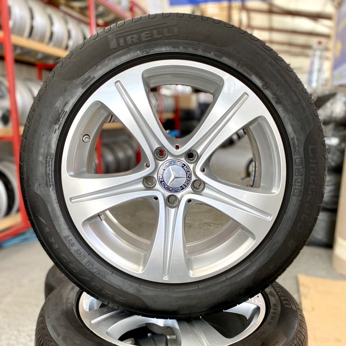 Jante originale Mercedes 17 E- V Class W213 Anvelope 225/55R17 vara