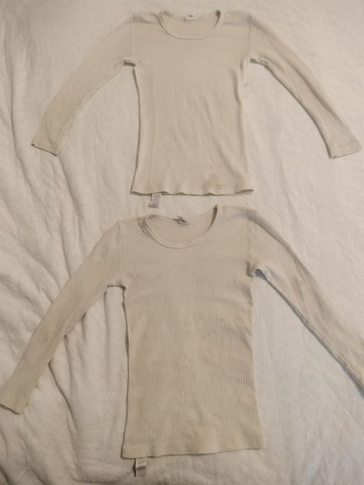 Vand lot bluze din Lana merinos cu matase, marini 122 - 128