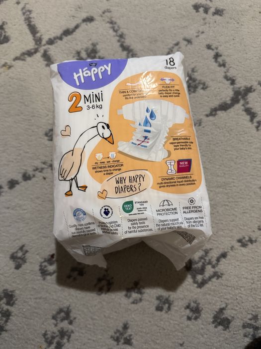 Scutece Happy Bella nr 2, 18 bc