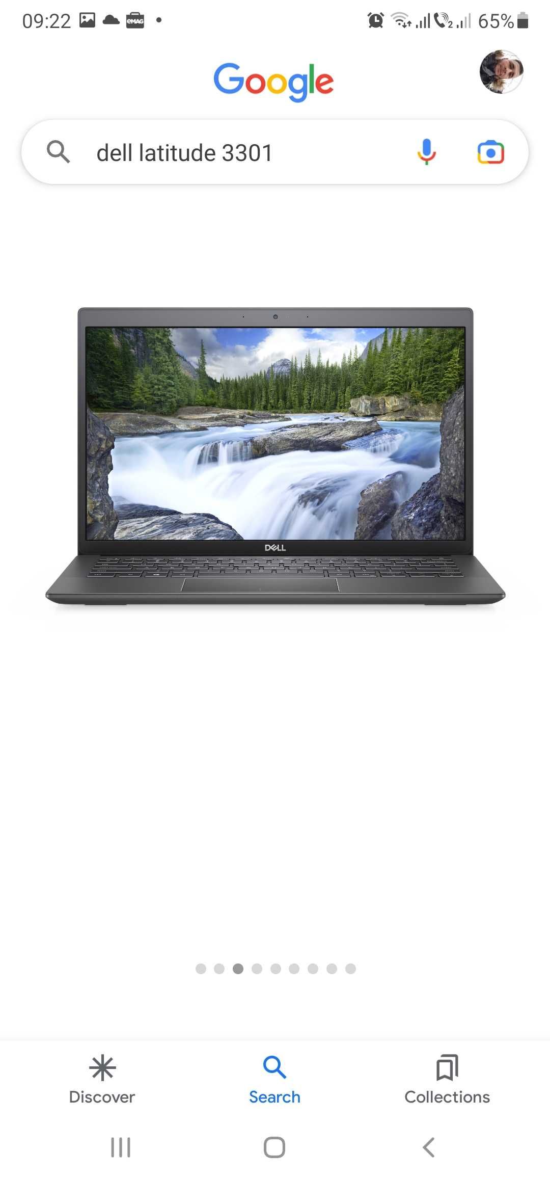 Leptop dell latitude  3301