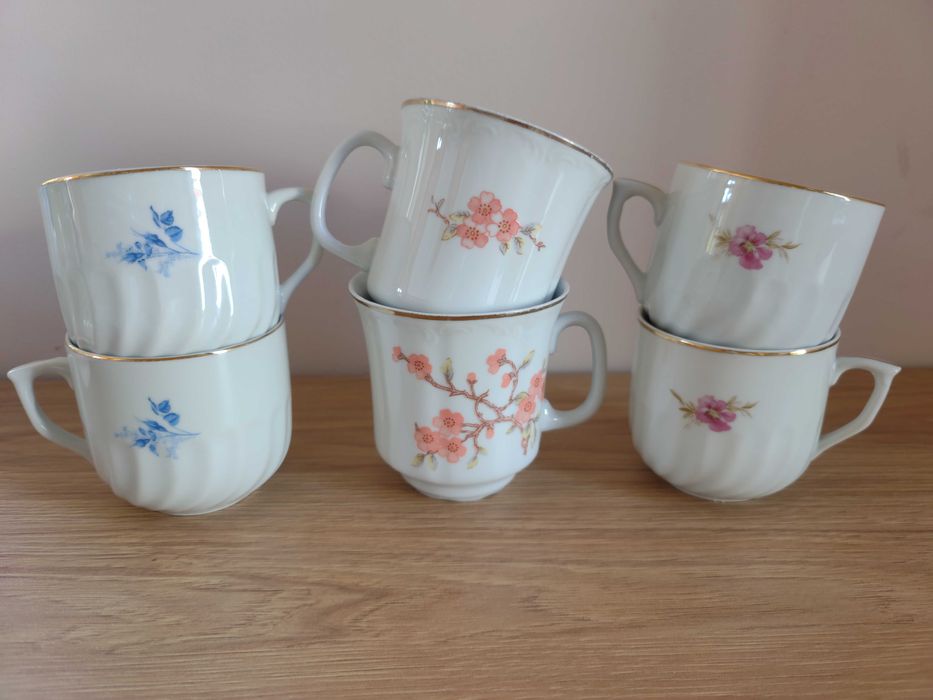 Porțelan românesc set cafea lapte