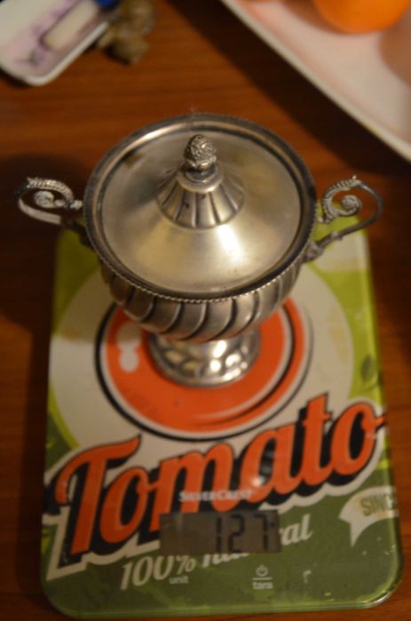 Zaharnita argint cu marcaj / Piesa din argint cu marcaje