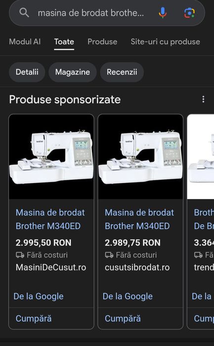 Masina de brodat automata brother innov-is m340ed *CITESTE DESCRIEREA*