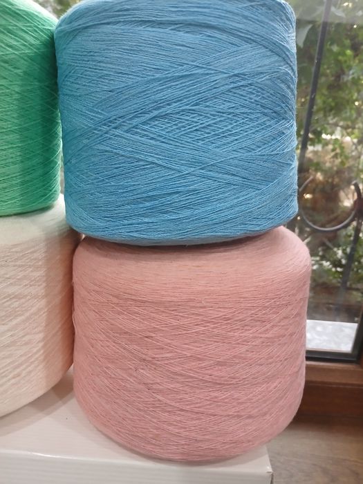 Нитки для вязания на машинке и ручной вязки