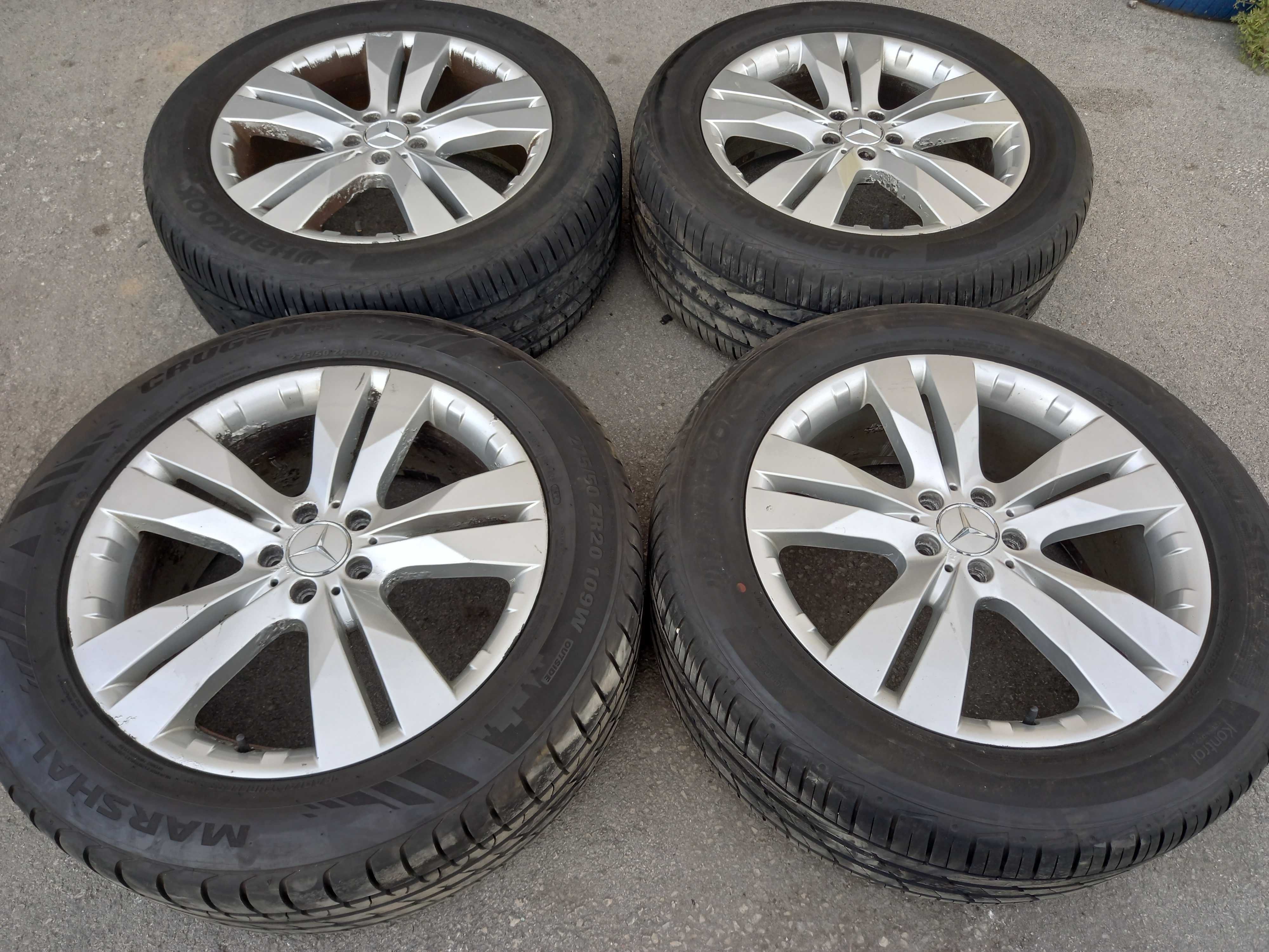 5х112/20 с гуми Мерцедес МЛ W164 W163 ГЛ 5x112/20 Mercedes ML GL