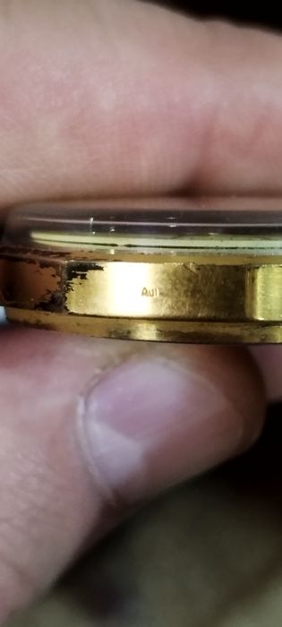 Часы позолоченные Слава