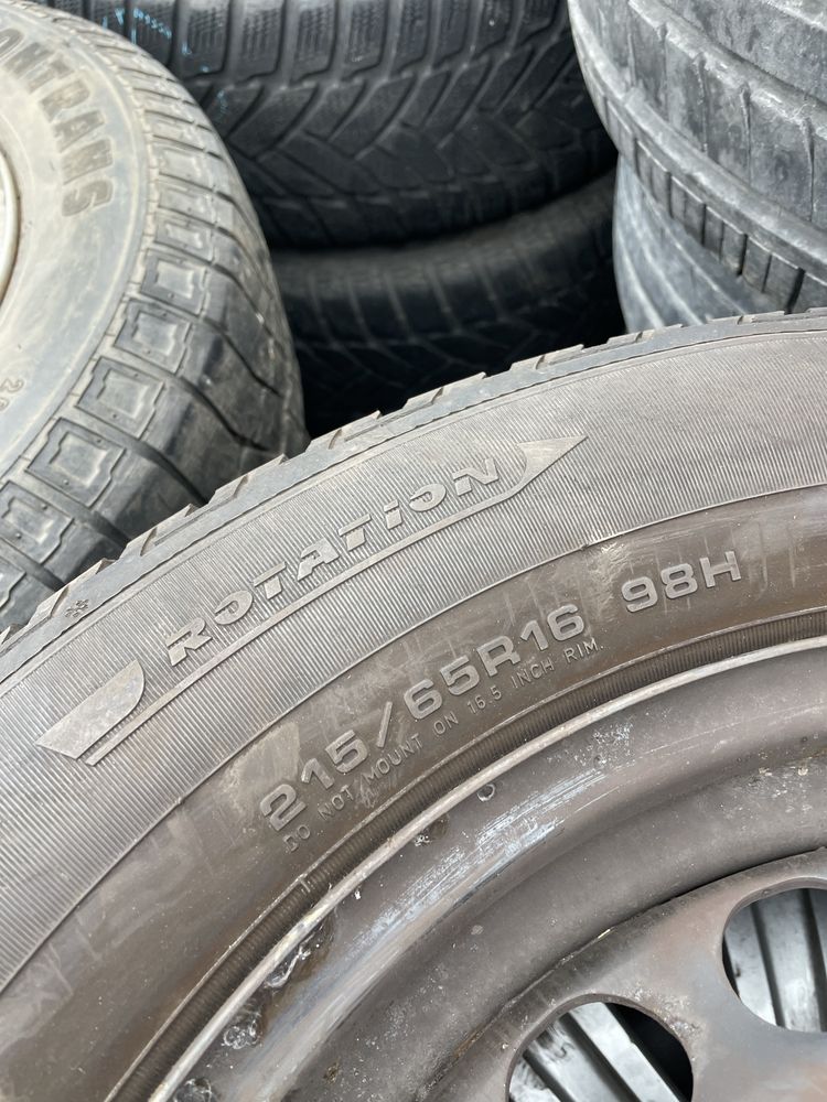 215/65/16 FULDA 4бр. 6.5мм с джанти VW