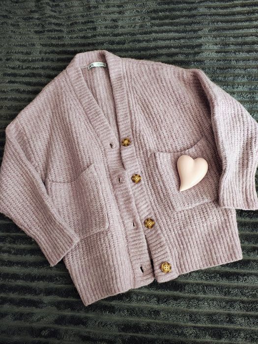 Cardigan lila Zara