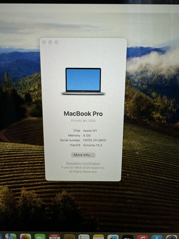 Macbook Pro M1 [2020] 13 inch