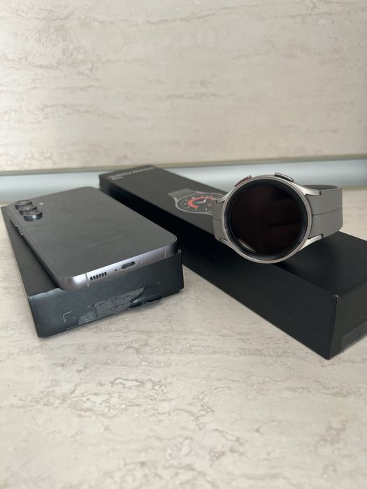 Samsung s23FE Galahi Watch 5 Pro като нови са