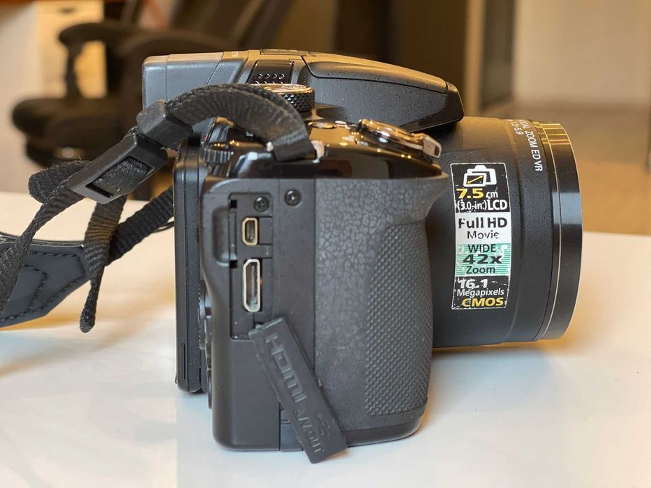 Nikon Coolpix P510 – 16,1 MP, 42× zoom optic, stare bună
