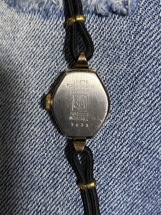 Ceas de epoca, dama Roamer, placat cu AUR 14k