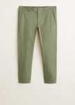 Pantaloni TaperedFit cropped Marca Mango Blugi Barbatesti Verde Fistic