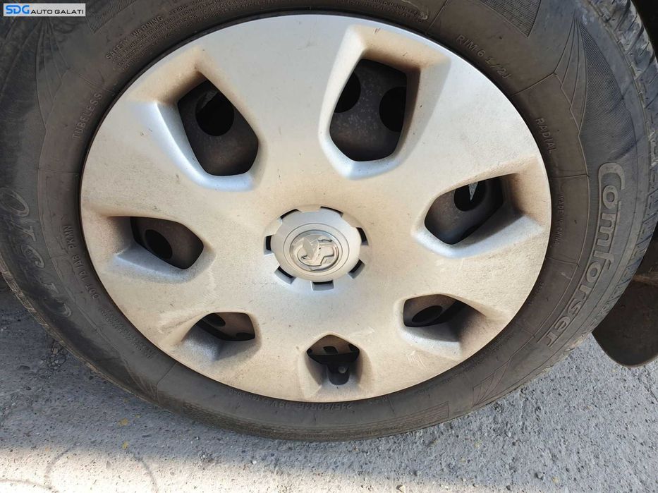 Set 4 Jante Roti Tabla cu Capace 215 60 17 R16 Opel Astra J 2009 - 2015 Cod sdgjtccbaj16