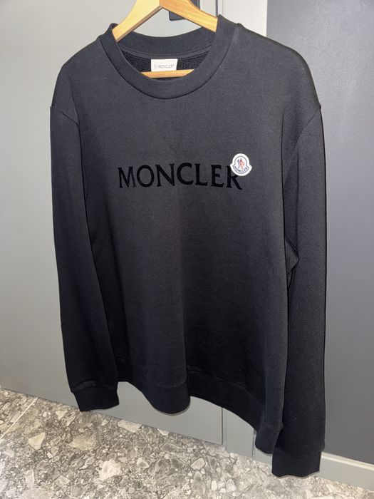 Оригинална мъжка черна фланела Moncler