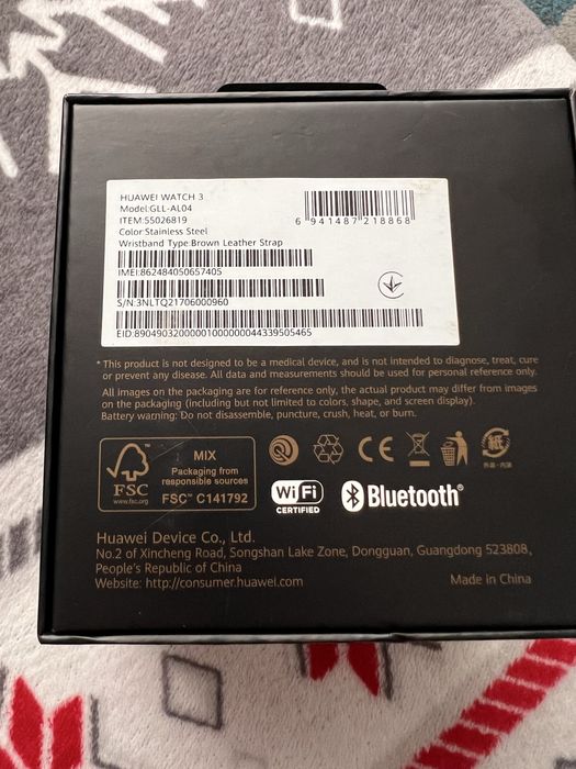 Vand Huawei Watch3