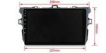 Navigatie Android 14 TOYOTA COROLLA 2006-2013 1/8 Gb CarPlay + CAMERA