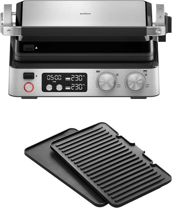 ПРОМО Нов 2г Гаранция Грил Скара BRAUN MultiGrill 7 CG 7040, 2000 W