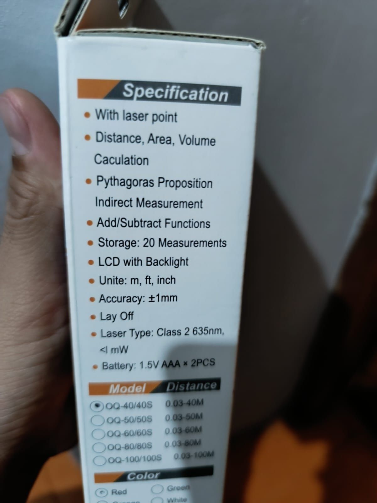 Laser Distancu Meter