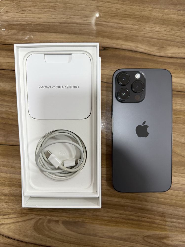 14 pro max qora 128 gb