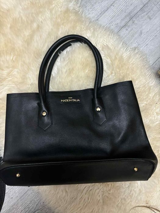 Италианска чанта Естествена кожа , нова