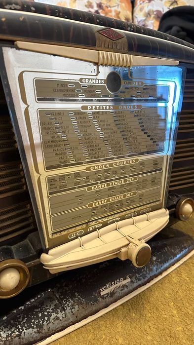 SNR Excelsior 52 radio 1951/1952 retro art deco vintage