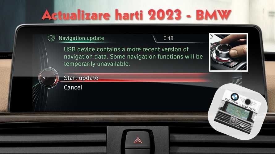 Update harti BMW seria 5 F10 seria 3 F30 Seriile E F G