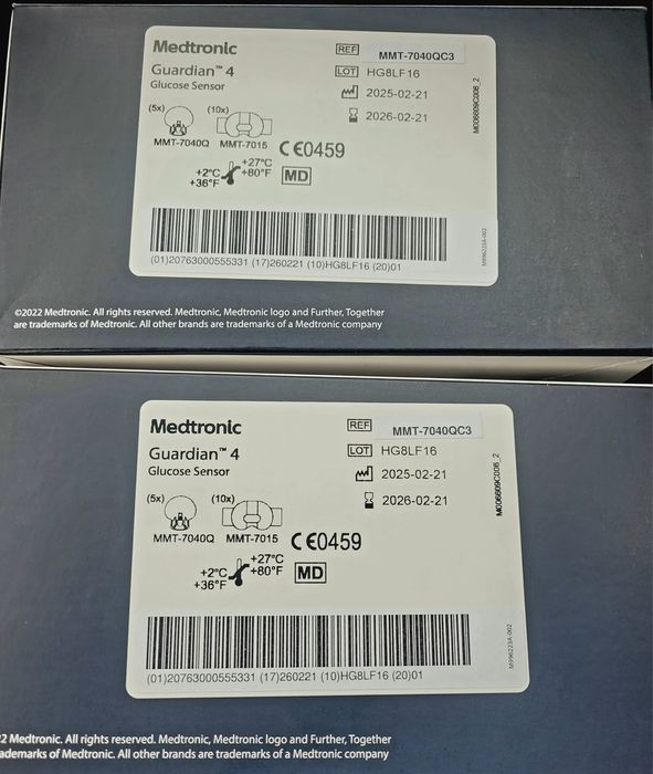 Senzori glicemie Medtronic Guardian 4