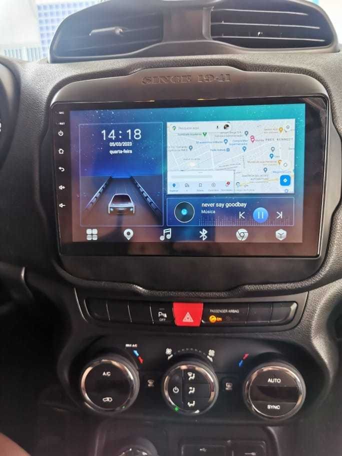 Navigatie Android Jeep Renegate Waze YouTube GPS USB casetofon