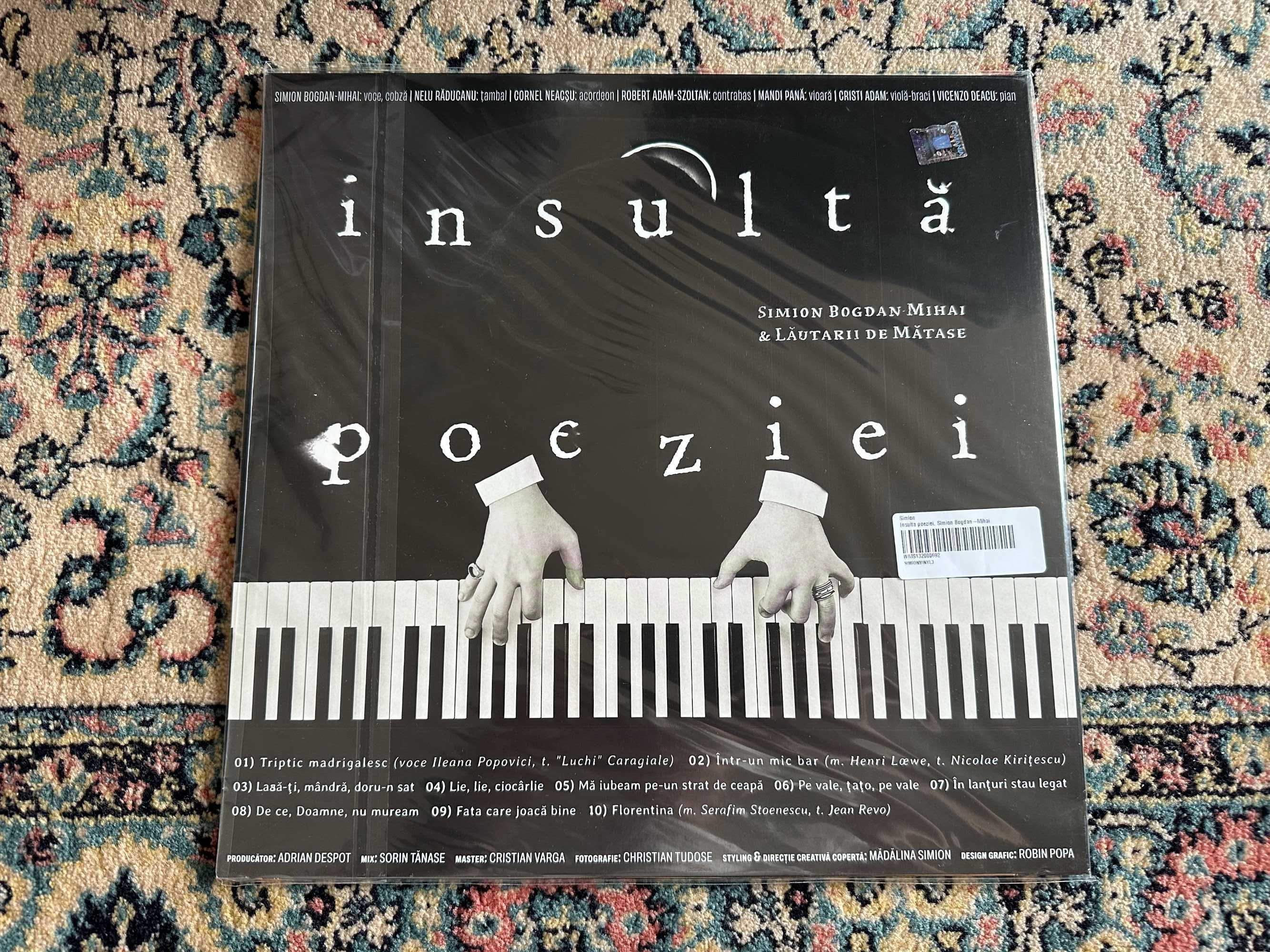 Disc Vinyl - Insulta Poeziei - Simion Bogdan Mihai - Sigilat