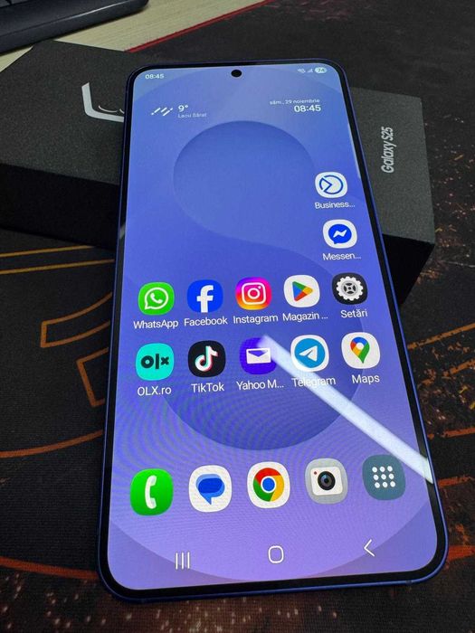 Samsung S25, blue, 256GB