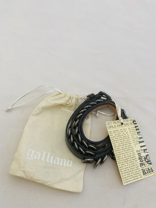 Ремень новый John Galliano.Оригинал,Италия.Кожа