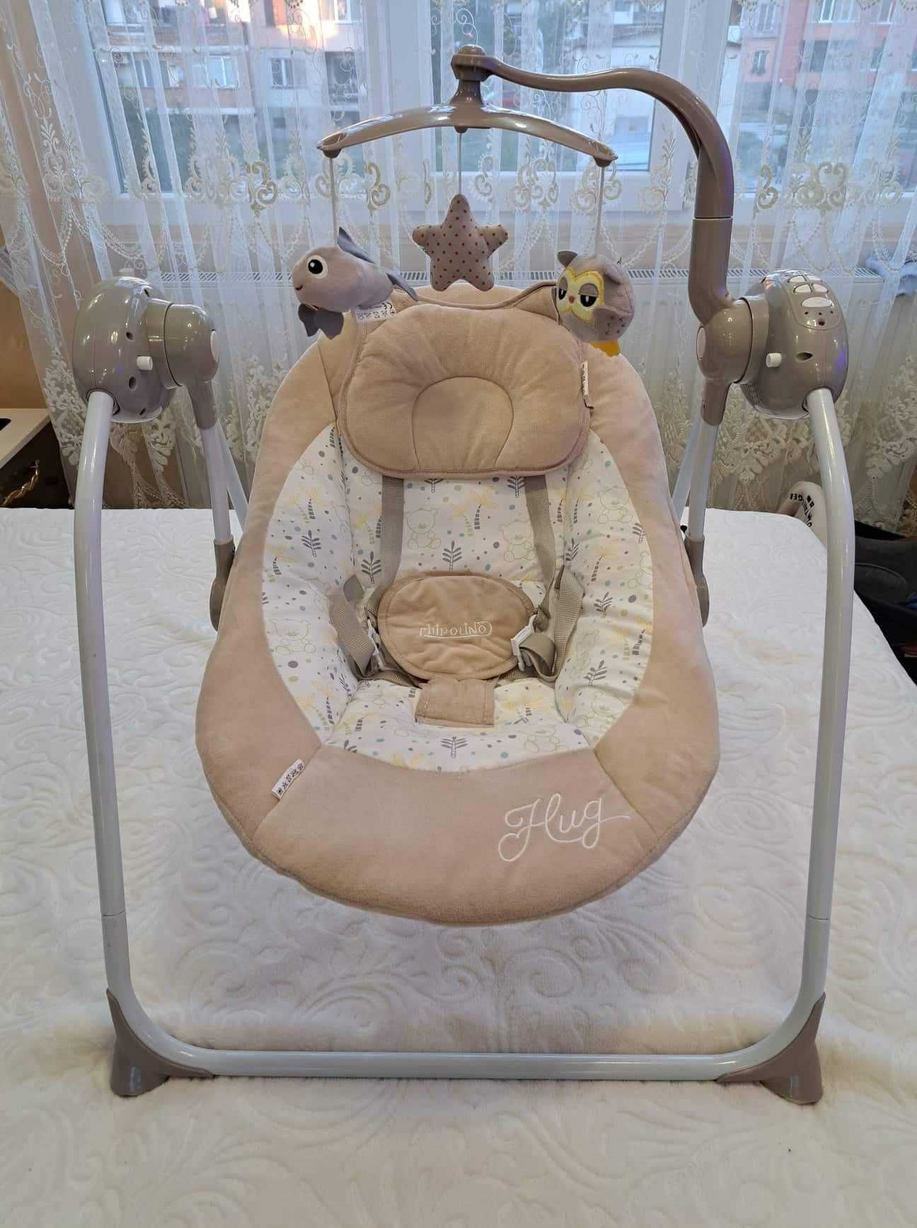 Детска електрическа люлка на Chipolino Electrical baby swing