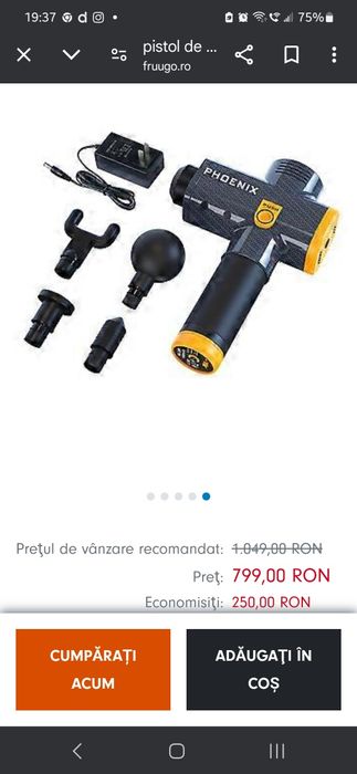 Aparat masaj corporal