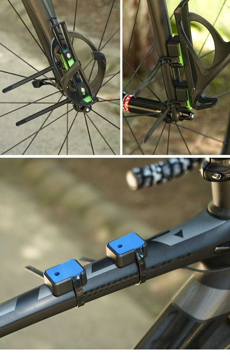 Adaptor suport bidon apa bicicleta sticla ghidon sa cadru