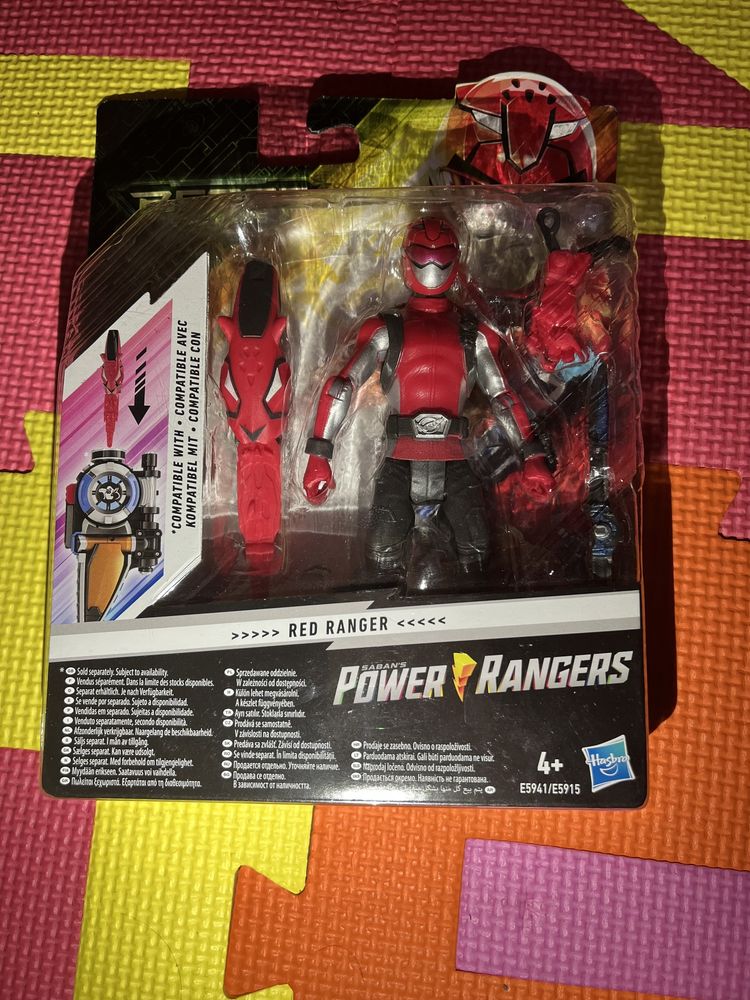 Figurina Power Ranger cu accesorii - Red Ranger