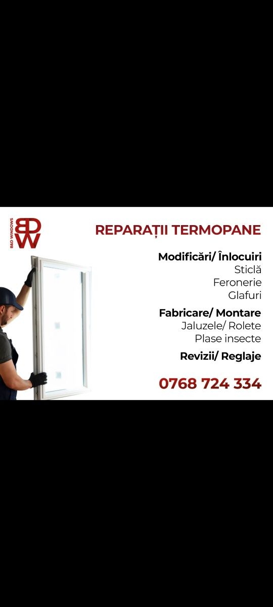 Reparatii Termopane