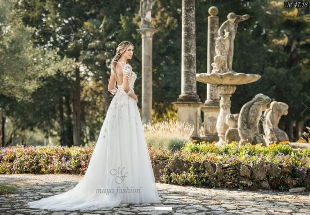 Vand rochie de mireasa superba - Maya Fashion - stare impecabila!