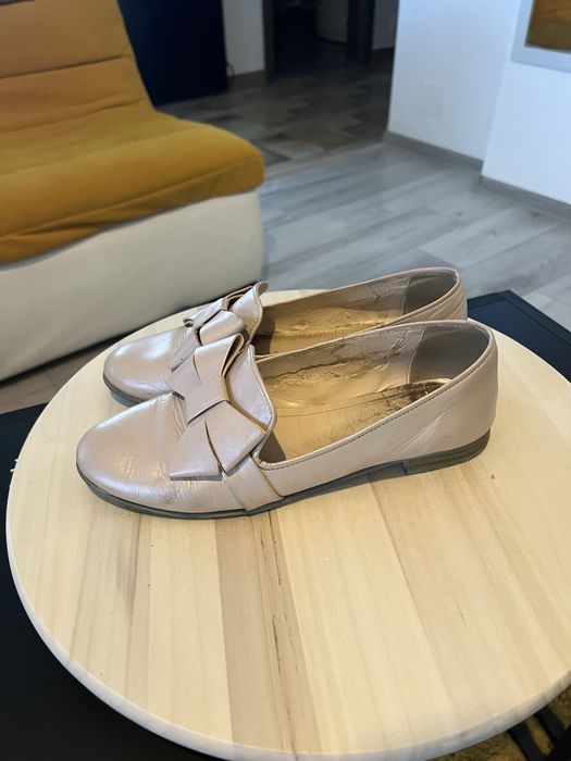 Mocasini din piele naturala