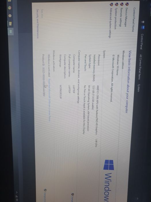 Laptop ASUS X552EA – AMD, 12GB RAM, Windows 10 – touchpad defect