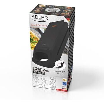 Sandwich maker multifuncțional Adler