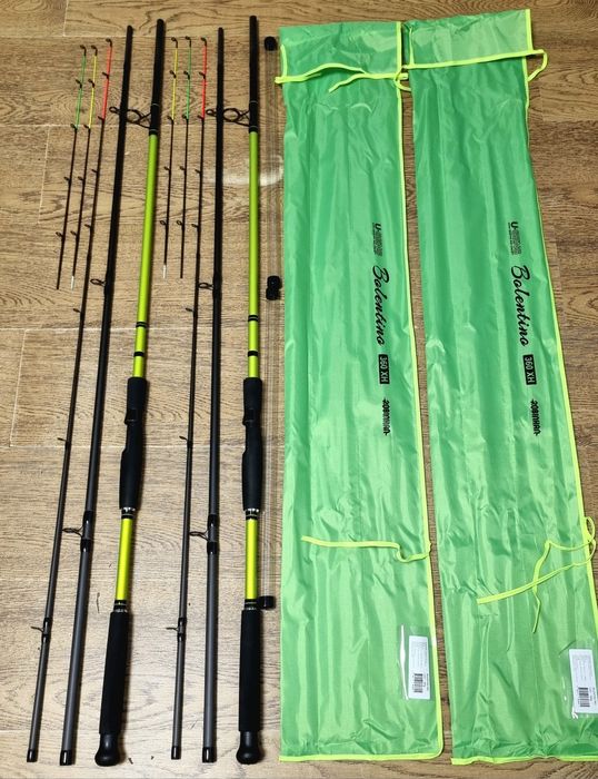 SET 2 Lansete Feeder ROBINHAN Bolentino 3,60m Actiune:180gr NEW 2024