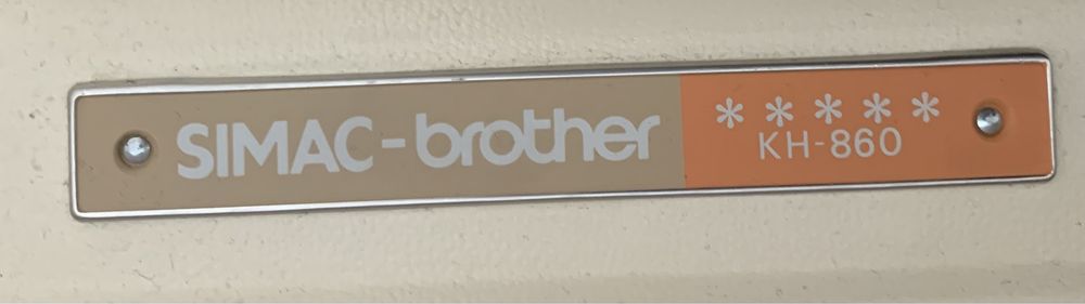 Вязальная машина Brother kh 860