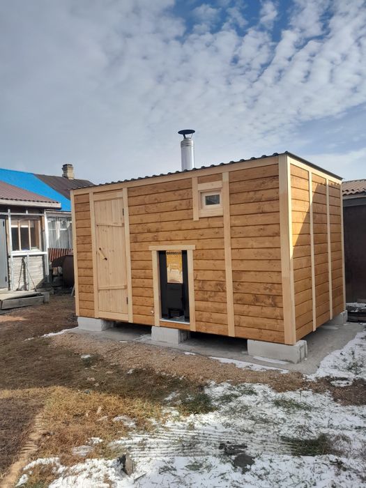 Мобильные каркасные бани