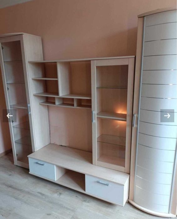 Холна секция с осветление 290х205х50 см