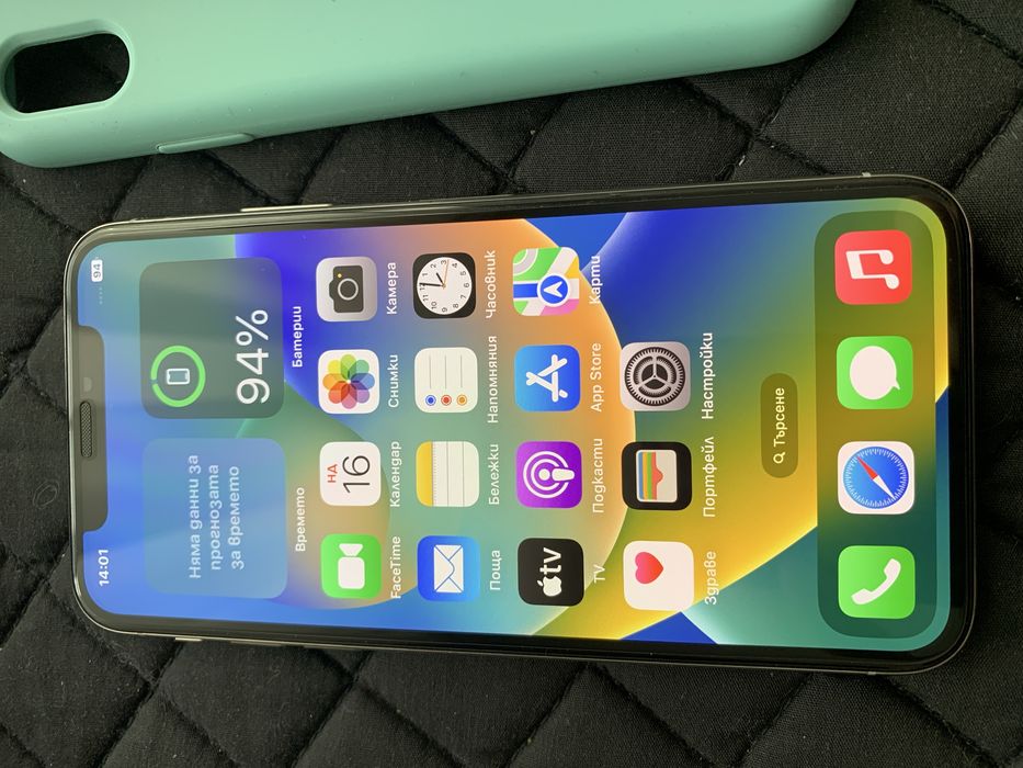 Продавам Iphone X  256gb.  100% батерия